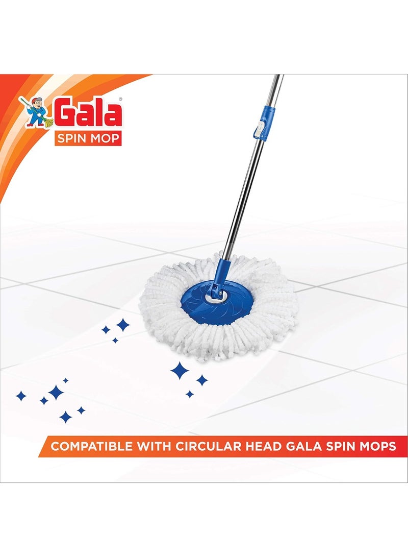 Gala Spin Mop Microfiber Refill, Spin Mop Refill/Floor Mop Refill, Mop Head Refill only,Mop Refills only (White) - Image 3
